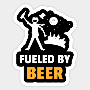 Fueled By Beer Sticker